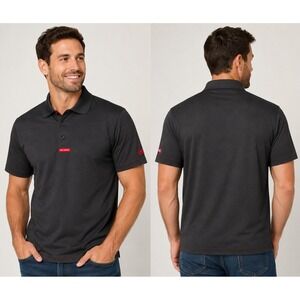 Dairy Queen DQ Shirt Adult‎ Small Black Red Employee Work Uniform Short Sleeve